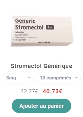 Prix de l'Ivermectine 3 mg en France